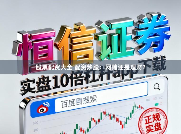 股票配资大全 配资炒股：网赌还是理财？